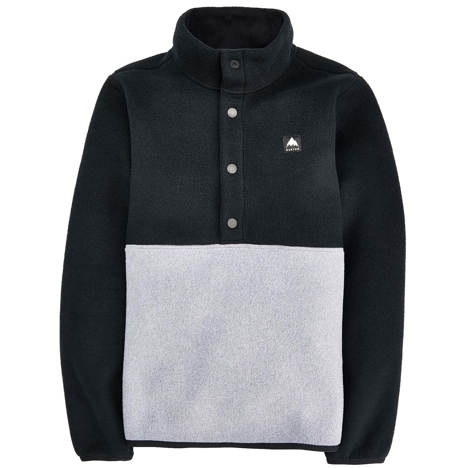 

Анорак Burton Cinder Fleece, цвет True Black/Gray Heather