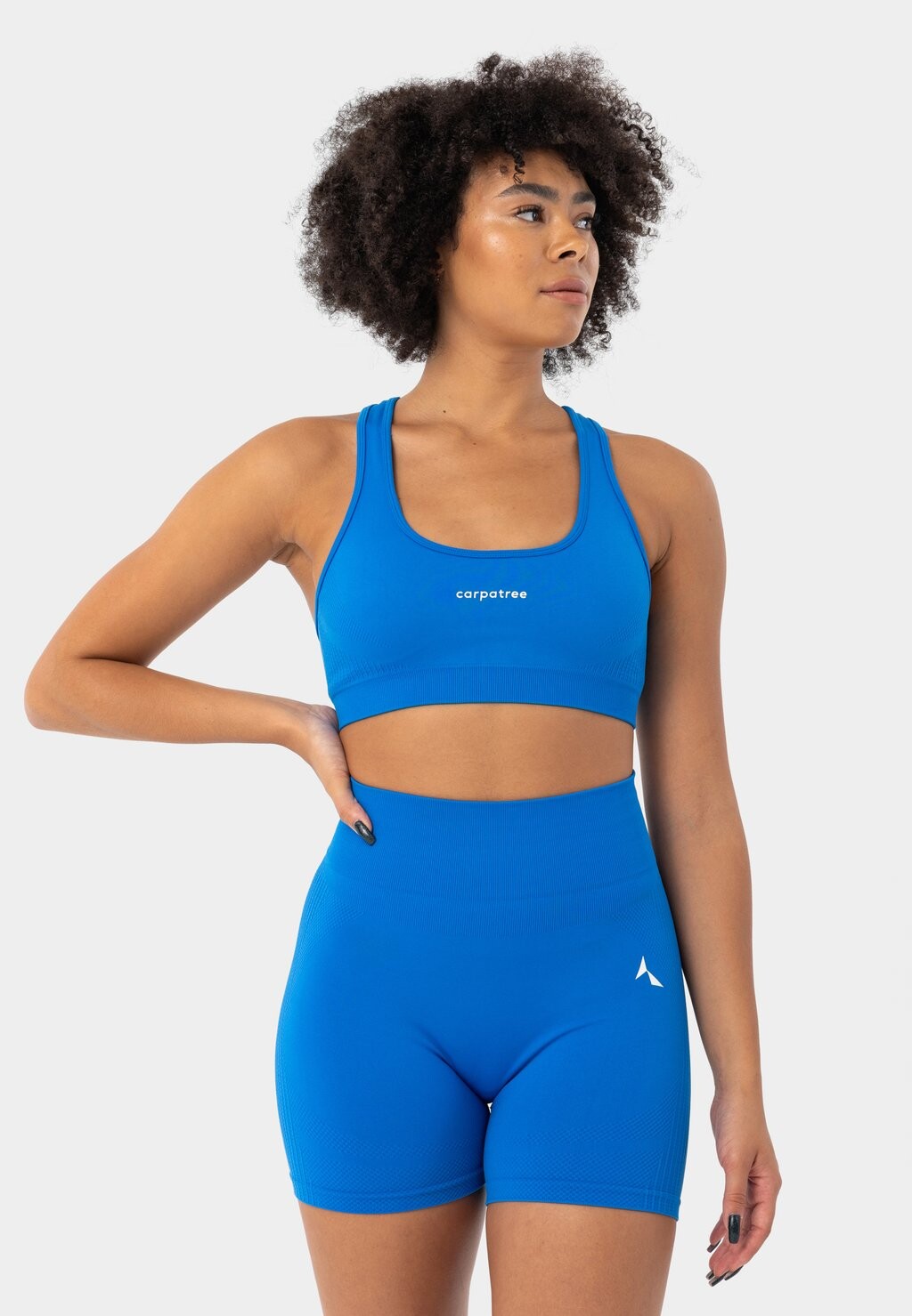 Спортивный бюстгальтер средней поддержки BLAZE SEAMLESS carpatree, цвет blue тайтсы blaze seamless carpatree цвет grey