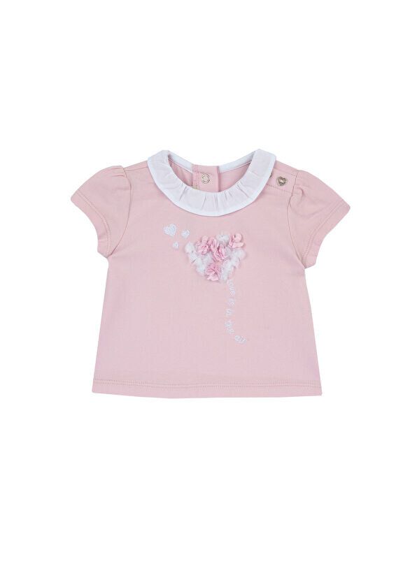 

Футболка для девочки с розами Chicco, розовый