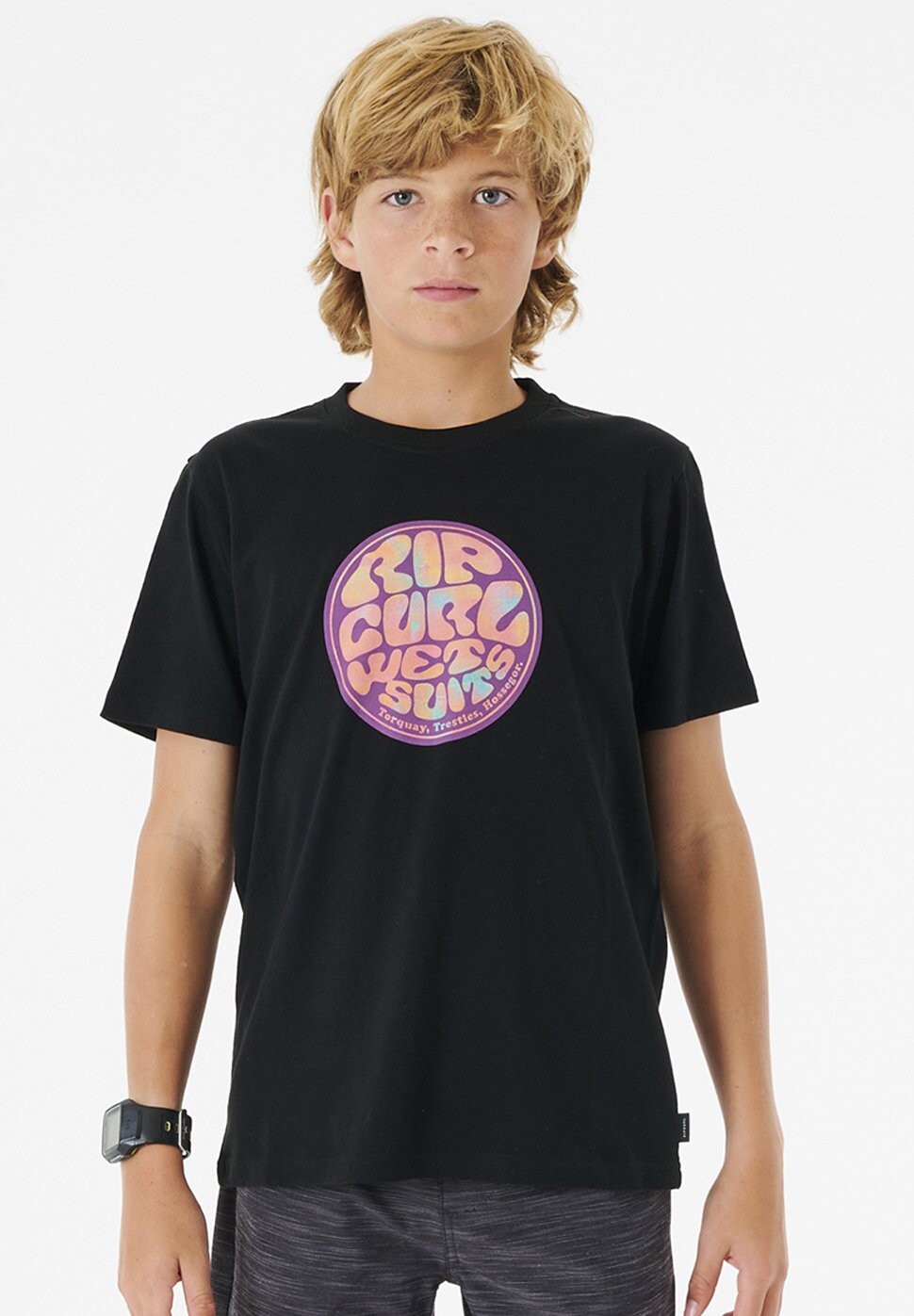 

Футболка с принтом FILGREE SS Rip Curl, цвет black