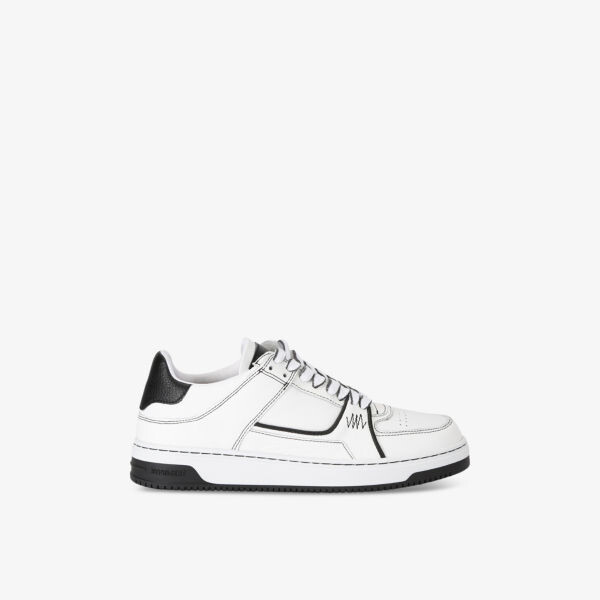 

Кроссовки Apex из кожи с низким верхом и вставками Represent, белый
