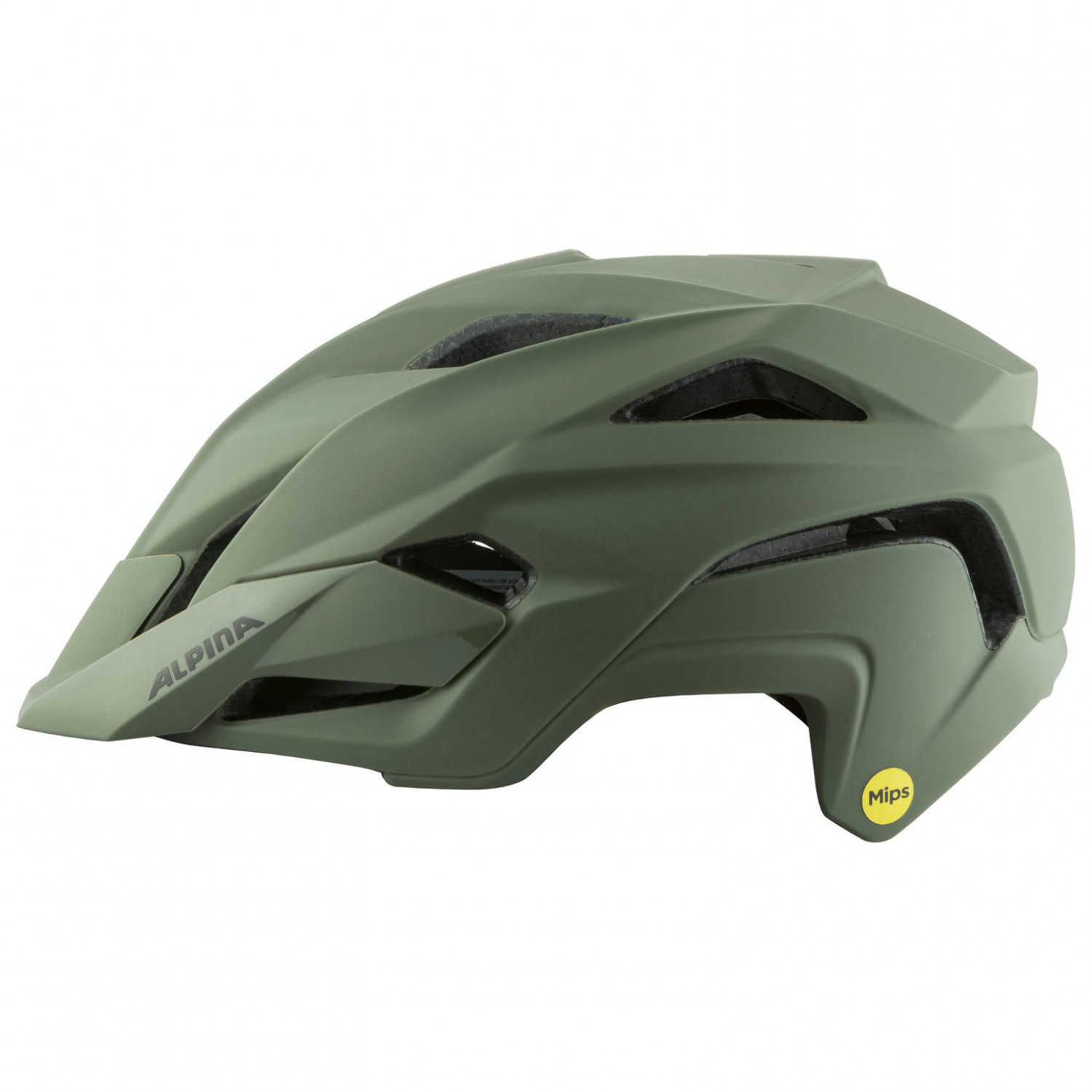 Велосипедный шлем Alpina Stan Mips, цвет Olive Matt