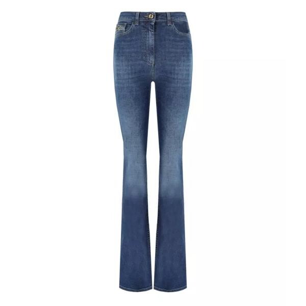

Джинсы flare jeans Elisabetta Franchi, синий
