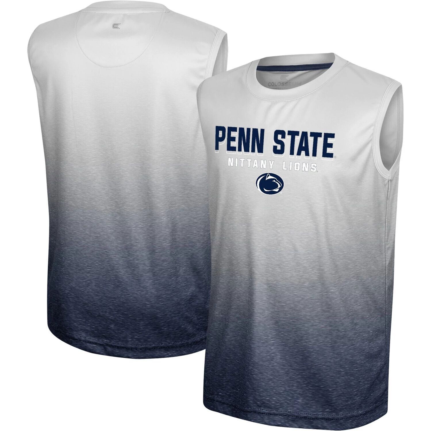 

Молодежная майка Colosseum белого/темно-синего цвета Penn State Nittany Lions Max без рукавов Colosseum