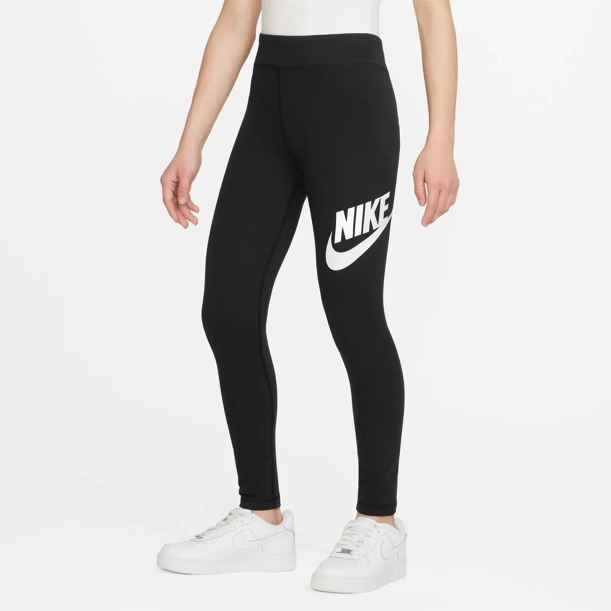 

Леггинсы Nike Sportswear "ЛЕГГИНСЫ ESSENTIALS BIG KIDS (GIRLS') СО СРЕДНЕЙ ПОСАДКОЙ", белый