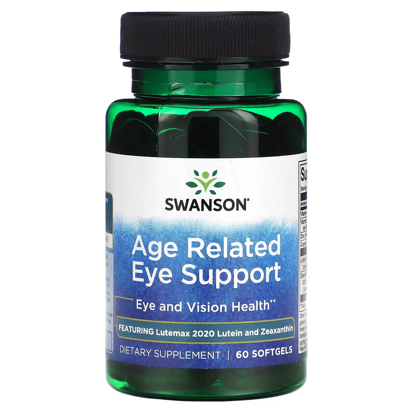 Мультивитамины Swanson возрастная поддержка глаз, 60 капсул натуральные усилители зрения с lutemax 2020 60 мягких таблеток doctor s best