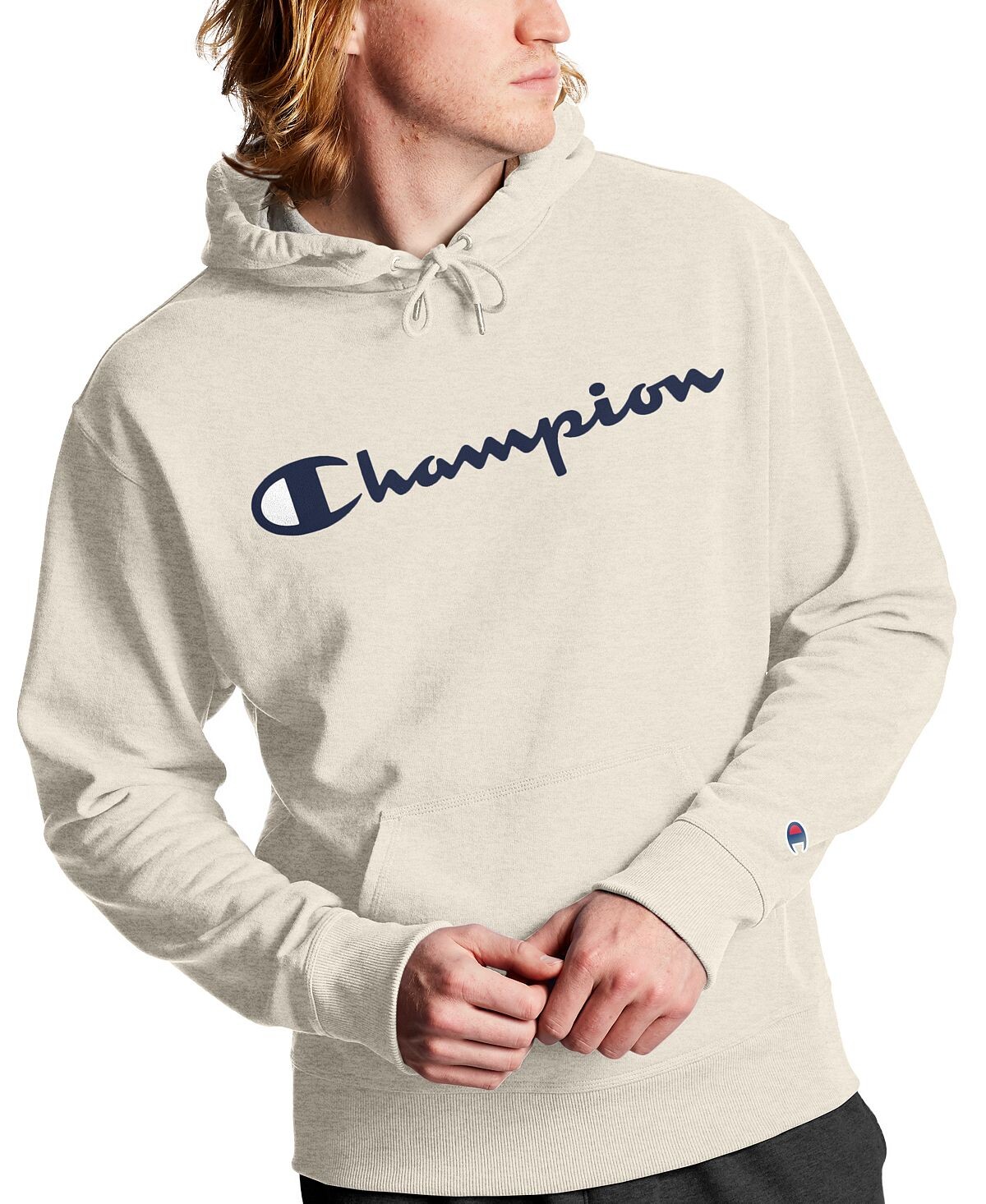 

Мужская толстовка Powerblend с надписью и логотипом Champion