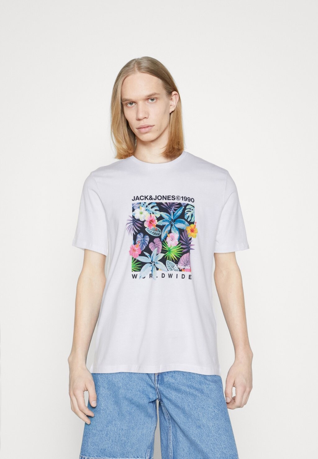 

Футболка с принтом Jack & Jones, белый