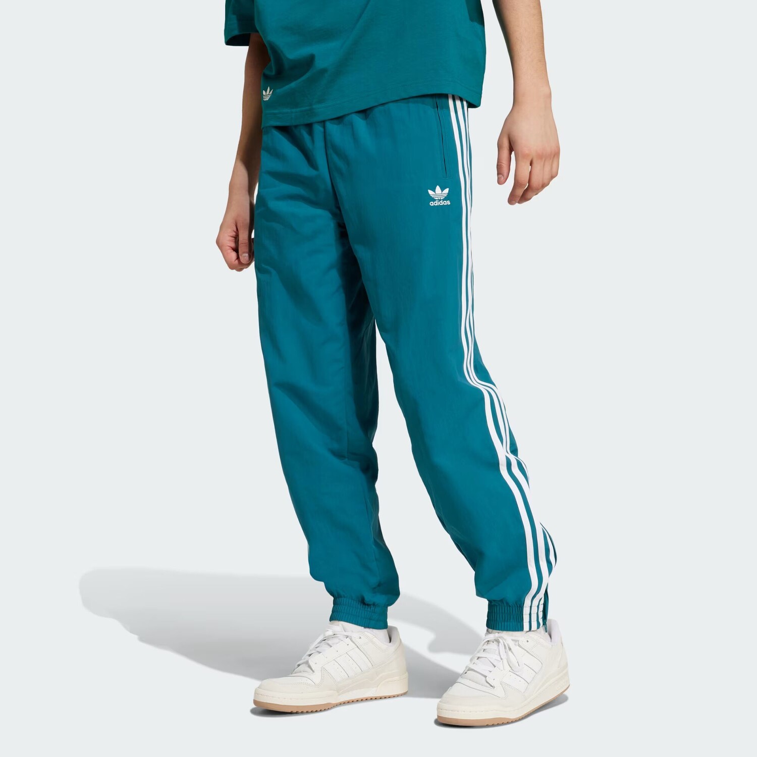 

Тканые спортивные брюки Adicolor Firebird Adidas, цвет Legacy Teal