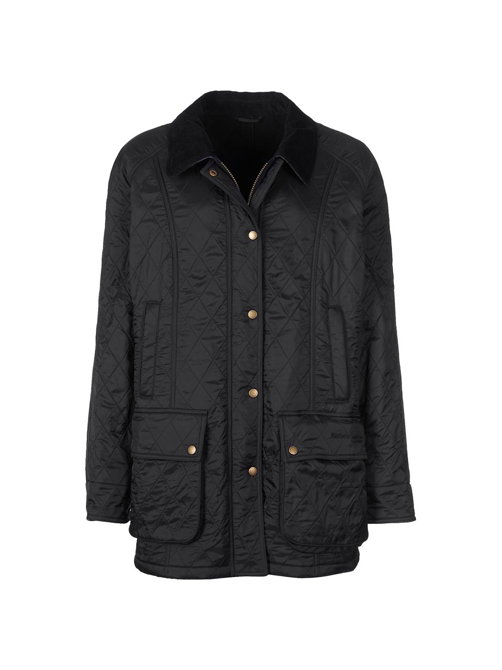 Куртка Beadnell Polarquilt Barbour, Plus Size, черный