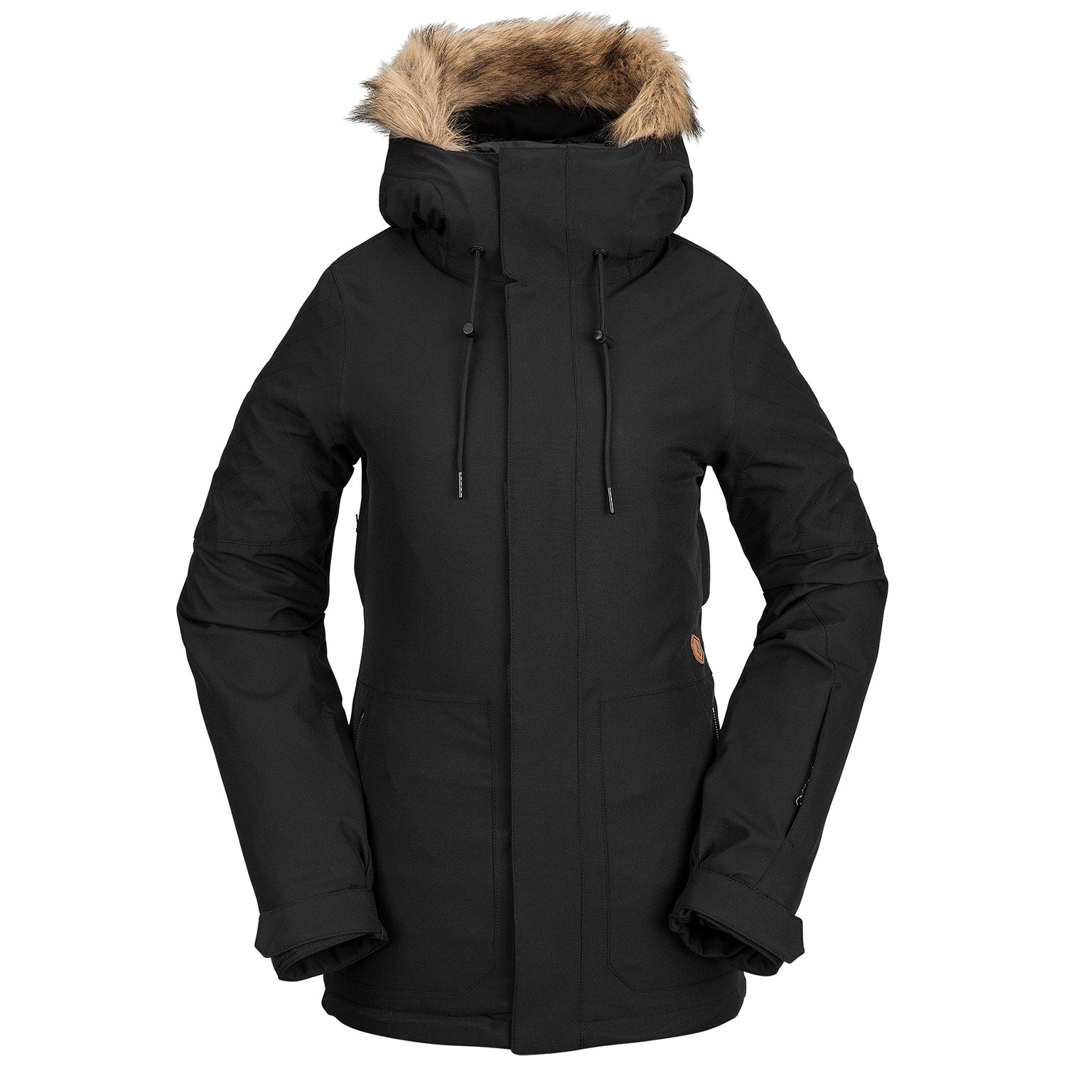 Утепленная куртка Volcom Shadow Insulated, черный утепленная куртка volcom fawn insulated черный