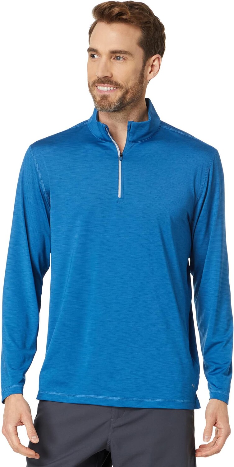 

Футболка Puma Youv 1/4 Zip, цвет Lake Blue