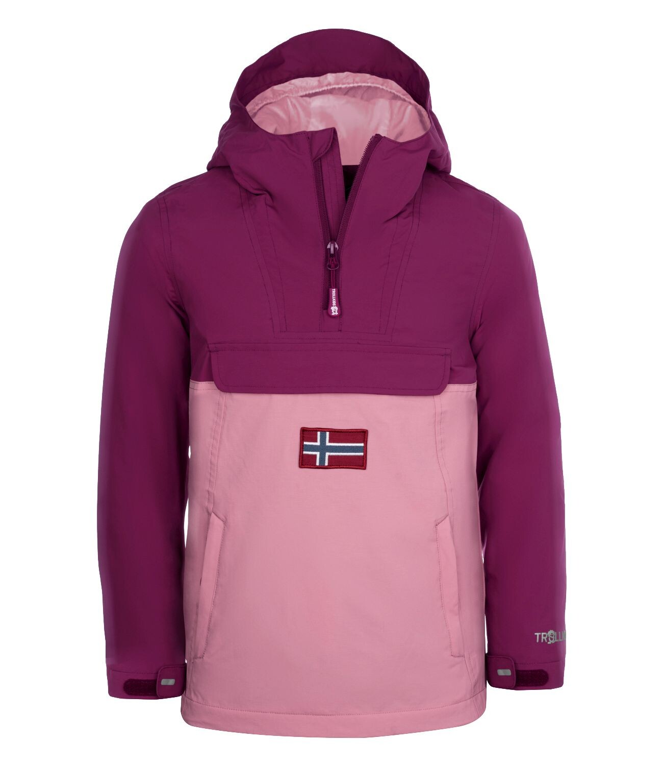 

Функциональная куртка Trollkids Anorak Bergen, цвет Maulbeere/Orchidee