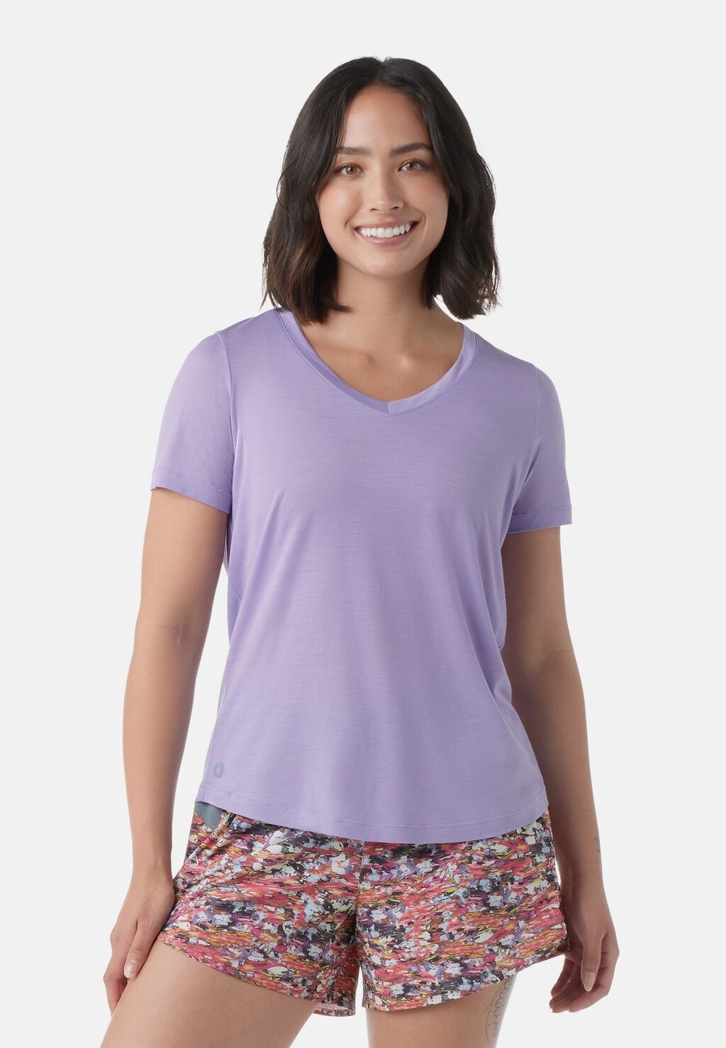

Спортивная футболка ACTIVE ULTRALITE V-NECK SHORT SLEEVE Smartwool, цвет ultra violet