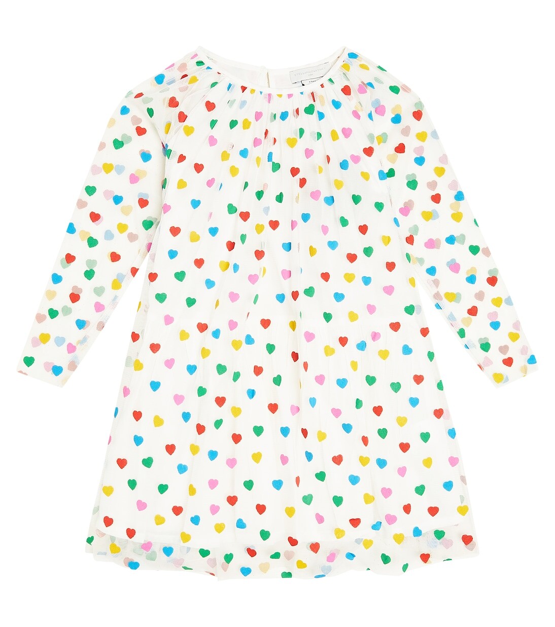 

Платье с принтом Stella Mccartney Kids, белый