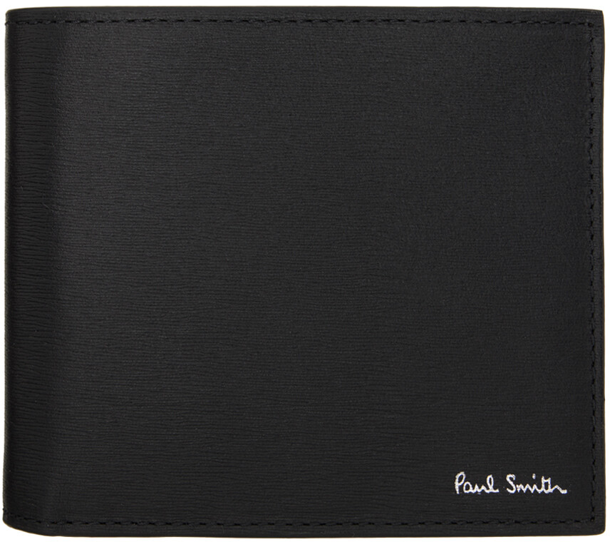 

Черный кошелек двойного сложения Paul Smith