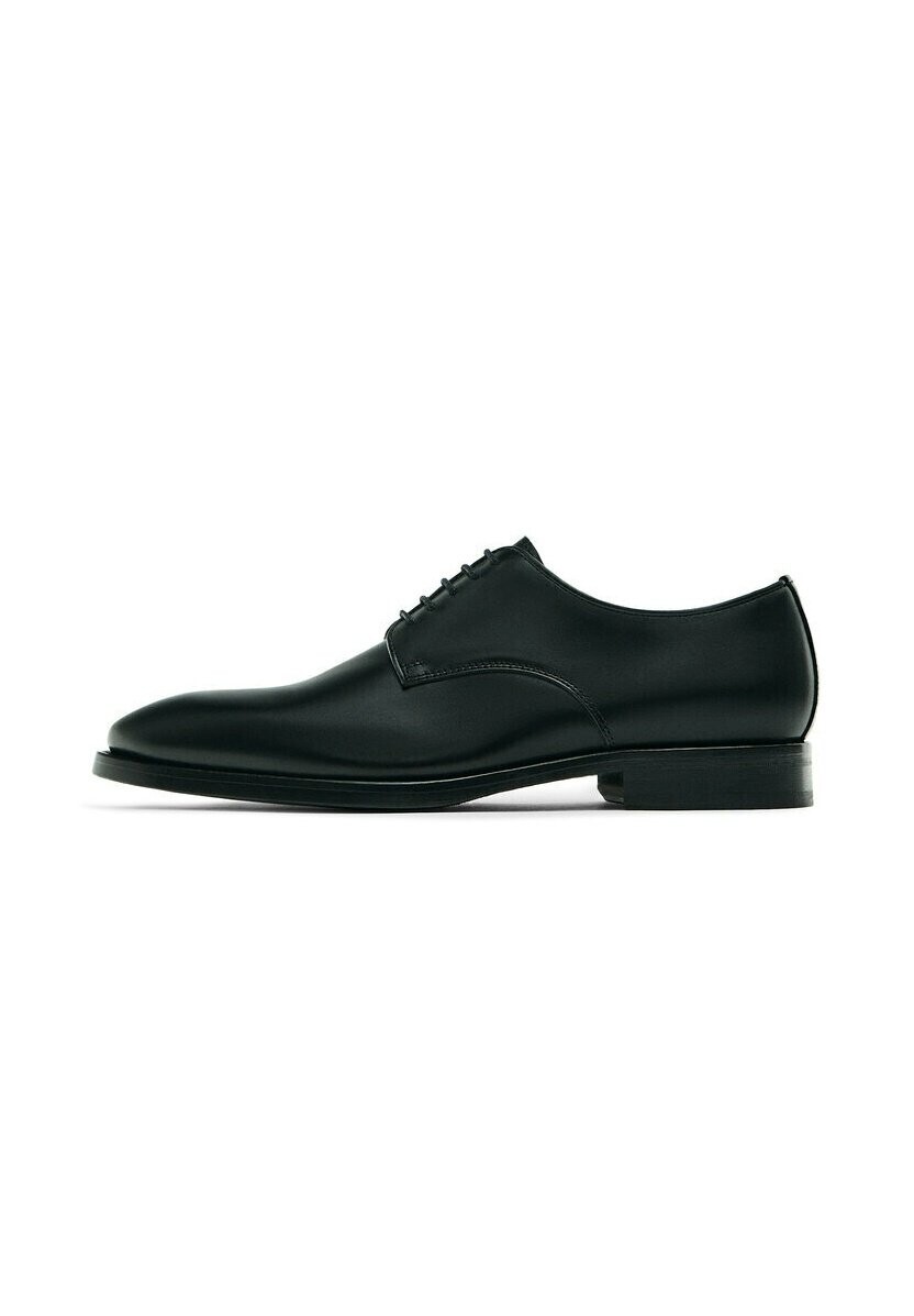 

Деловые туфли на шнуровке DERBY Massimo Dutti, цвет black