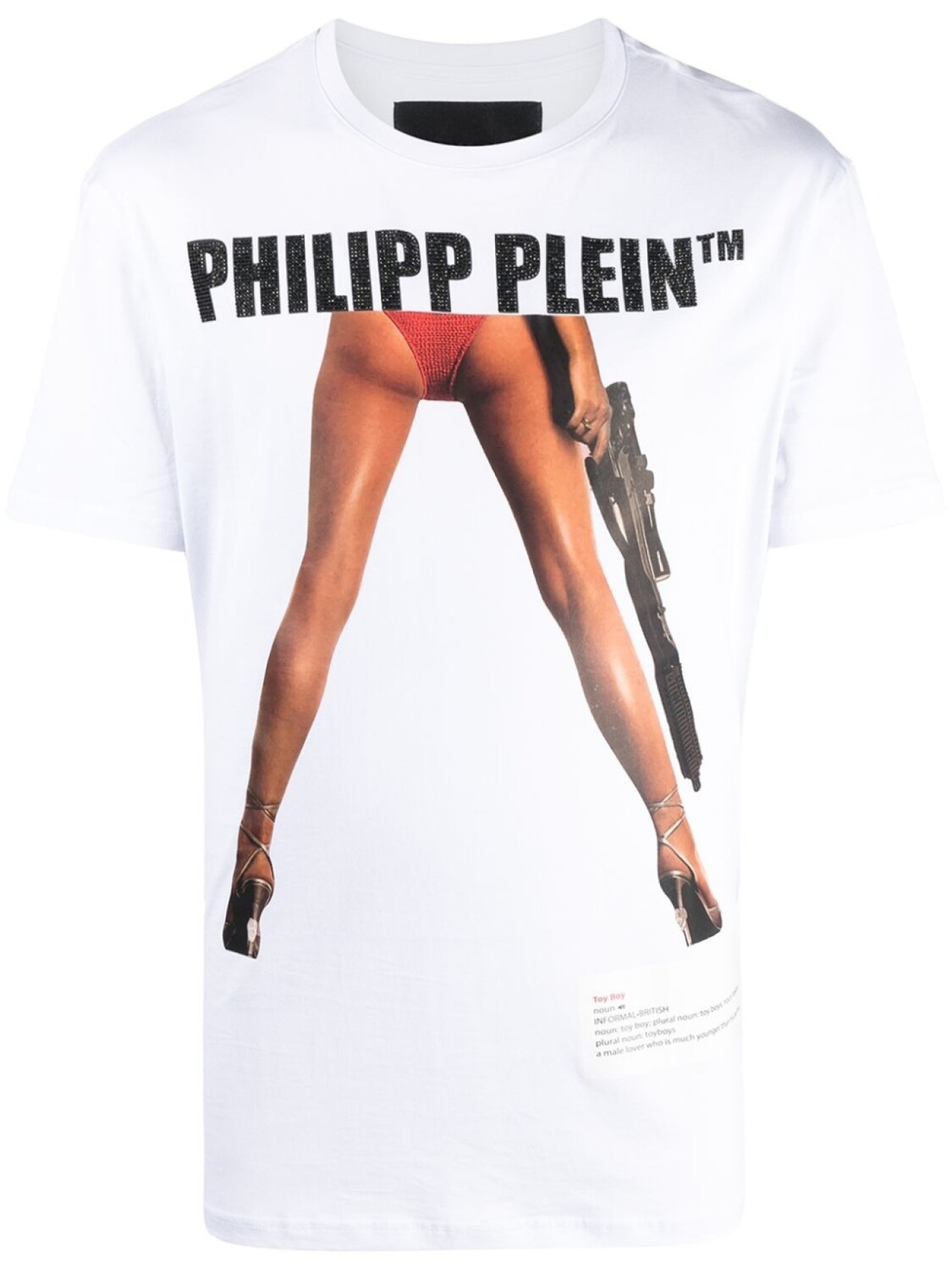 

Philipp Plein футболка с принтом Bang Bang, белый