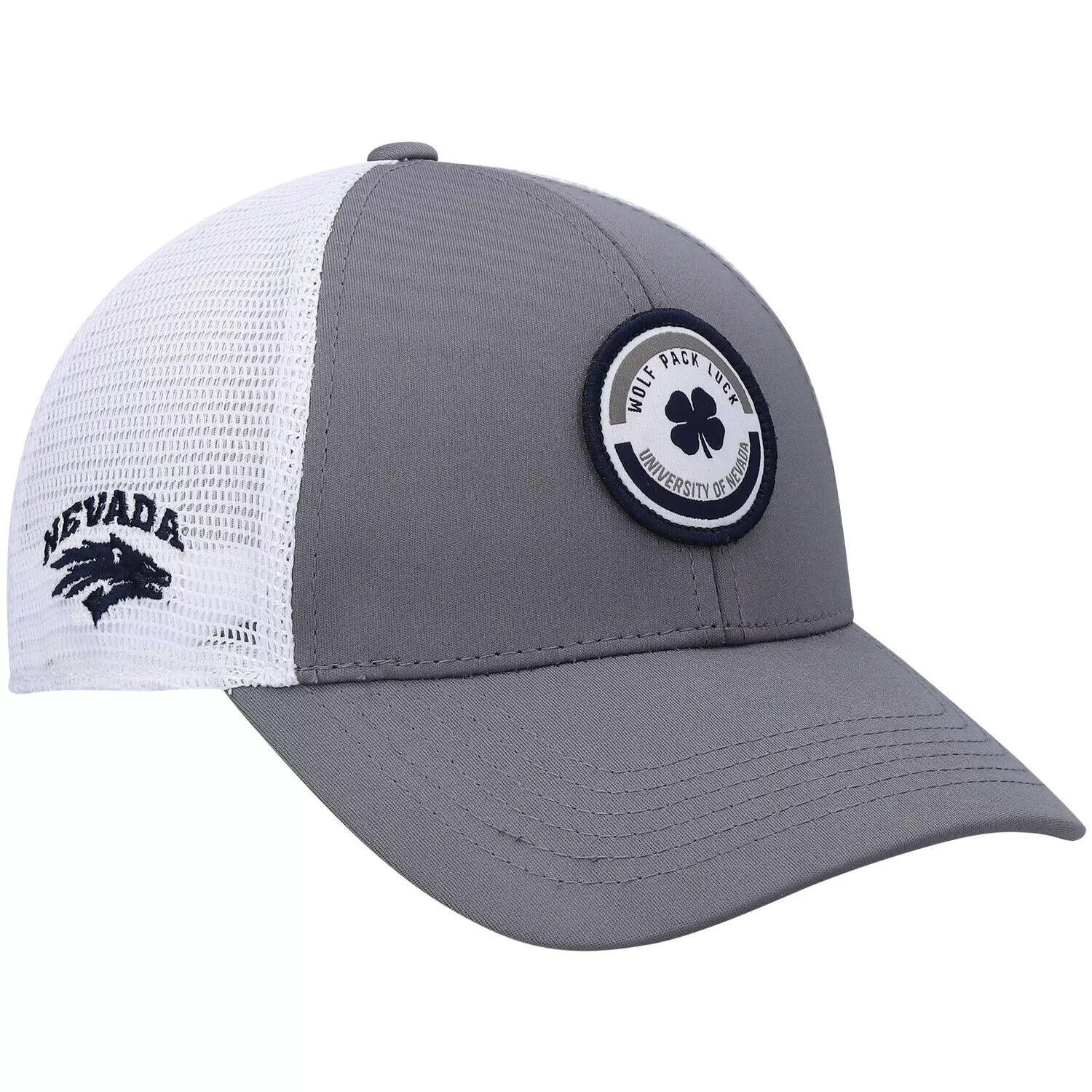 Мужская серая кепка Nevada Wolf Pack Motto Trucker Snapback