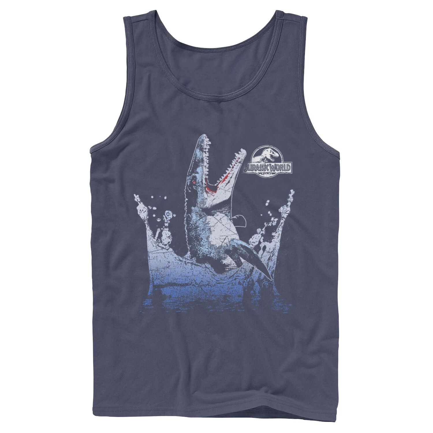 

Мужская майка с рисунком Jurassic World Aquatic Dinosaur Splash Licensed Character