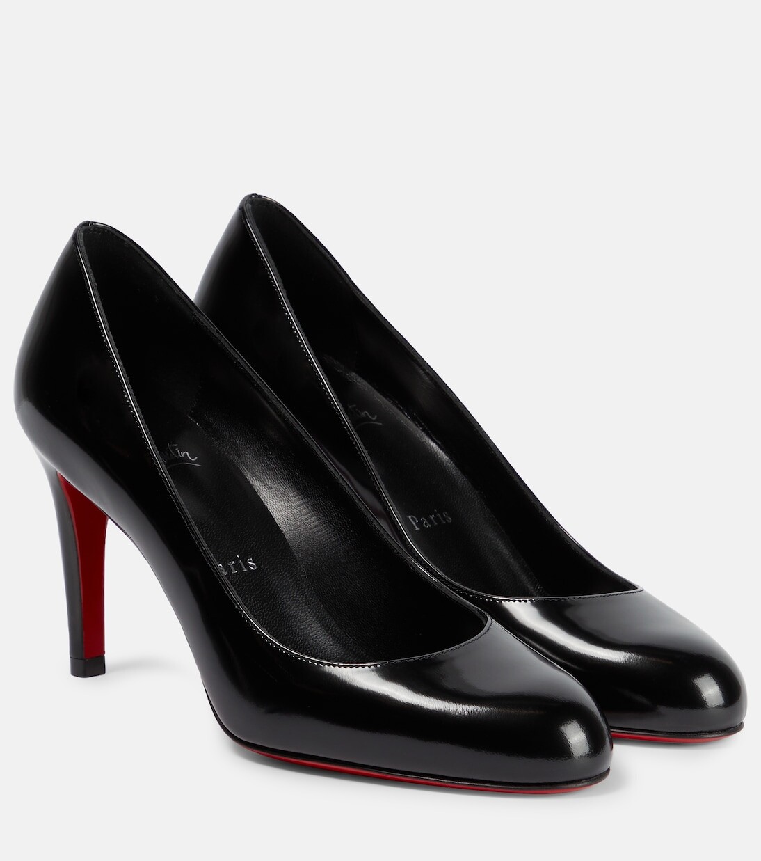 Лакированные туфли pumppie 85 Christian Louboutin, черный