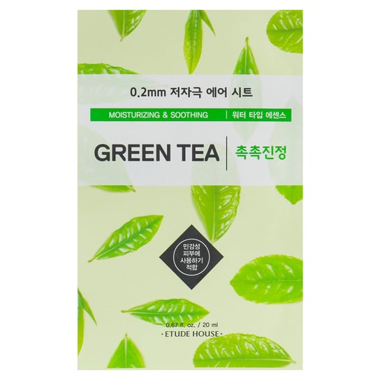 Маска для лица, 20 мл Etude House Therapy Air Mask Green Tea