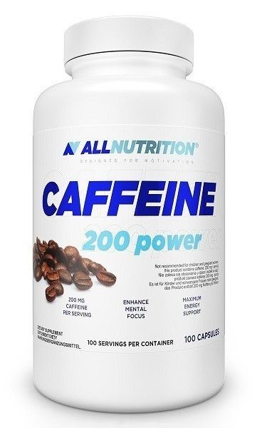 Allnutrition Caffeine 200 Power препарат для памяти и концентрации, 100 шт.