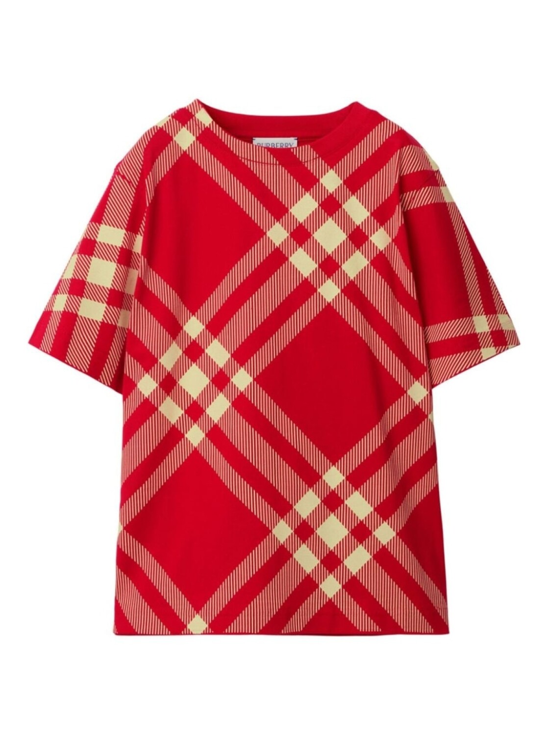 

Burberry Kids футболка в клетку, зеленый