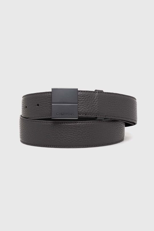 

Кожаный ремень Calvin Klein, серый