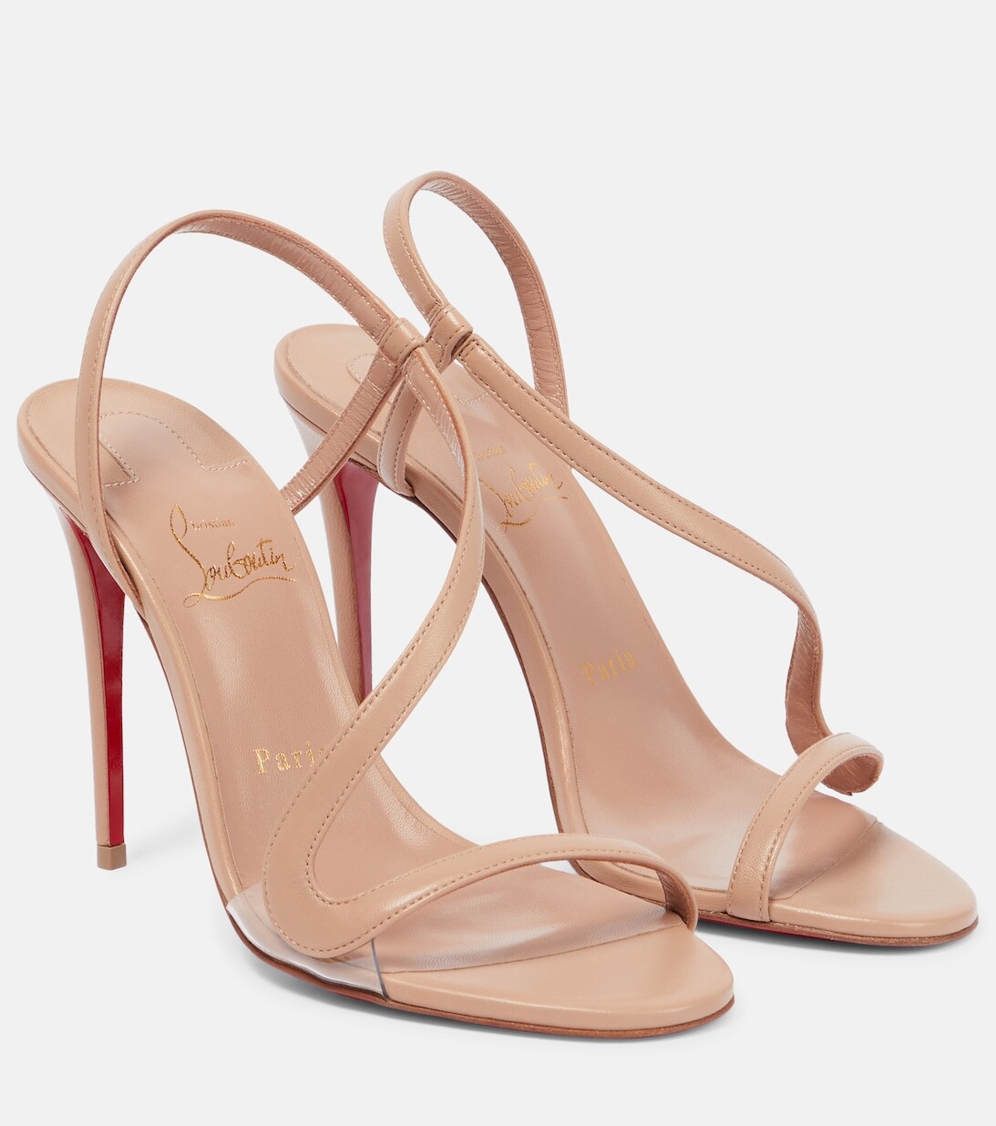 

Кожаные сандалии Nudes Rosalie Christian Louboutin, бежевый