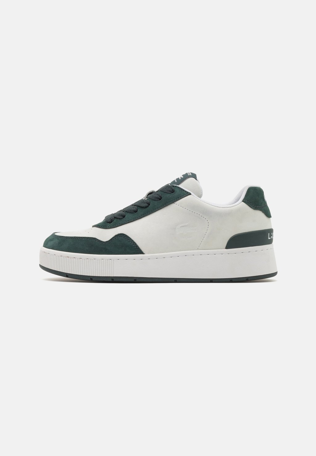 Низкие кроссовки ACE CLIP Lacoste, белый/темно-зеленый низкие кроссовки neo lacoste хаки темно зеленый