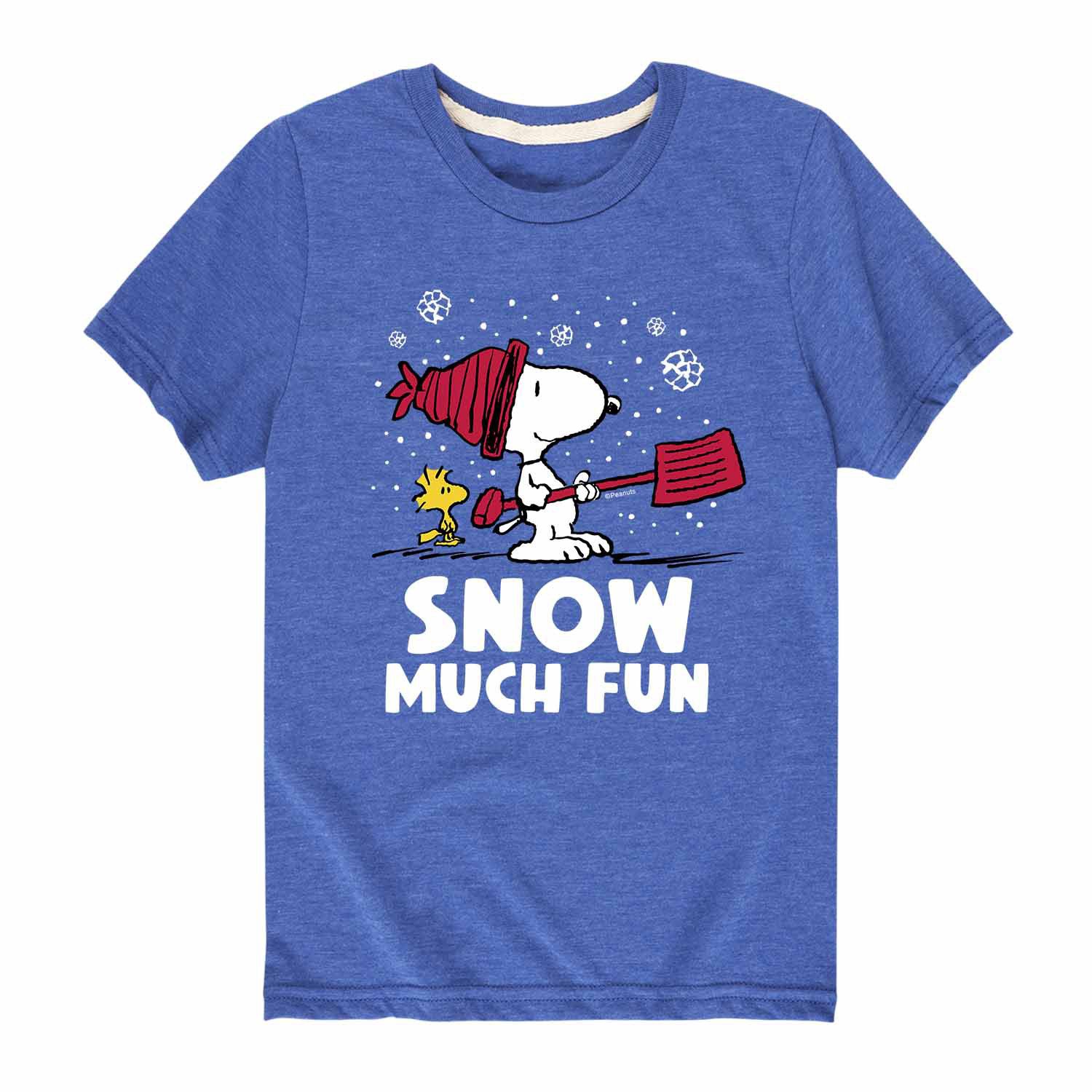 Футболка с рисунком Peanuts Snow Much Fun для мальчиков 8–20 лет Licensed Character