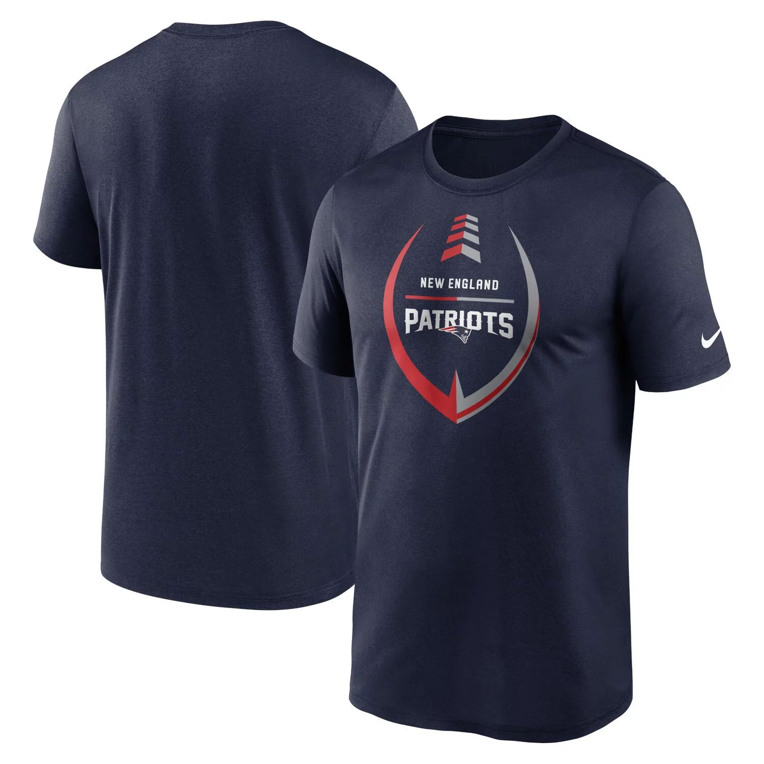 Мужская темно-синяя футболка New England Patriots Icon Legend Performance Nike