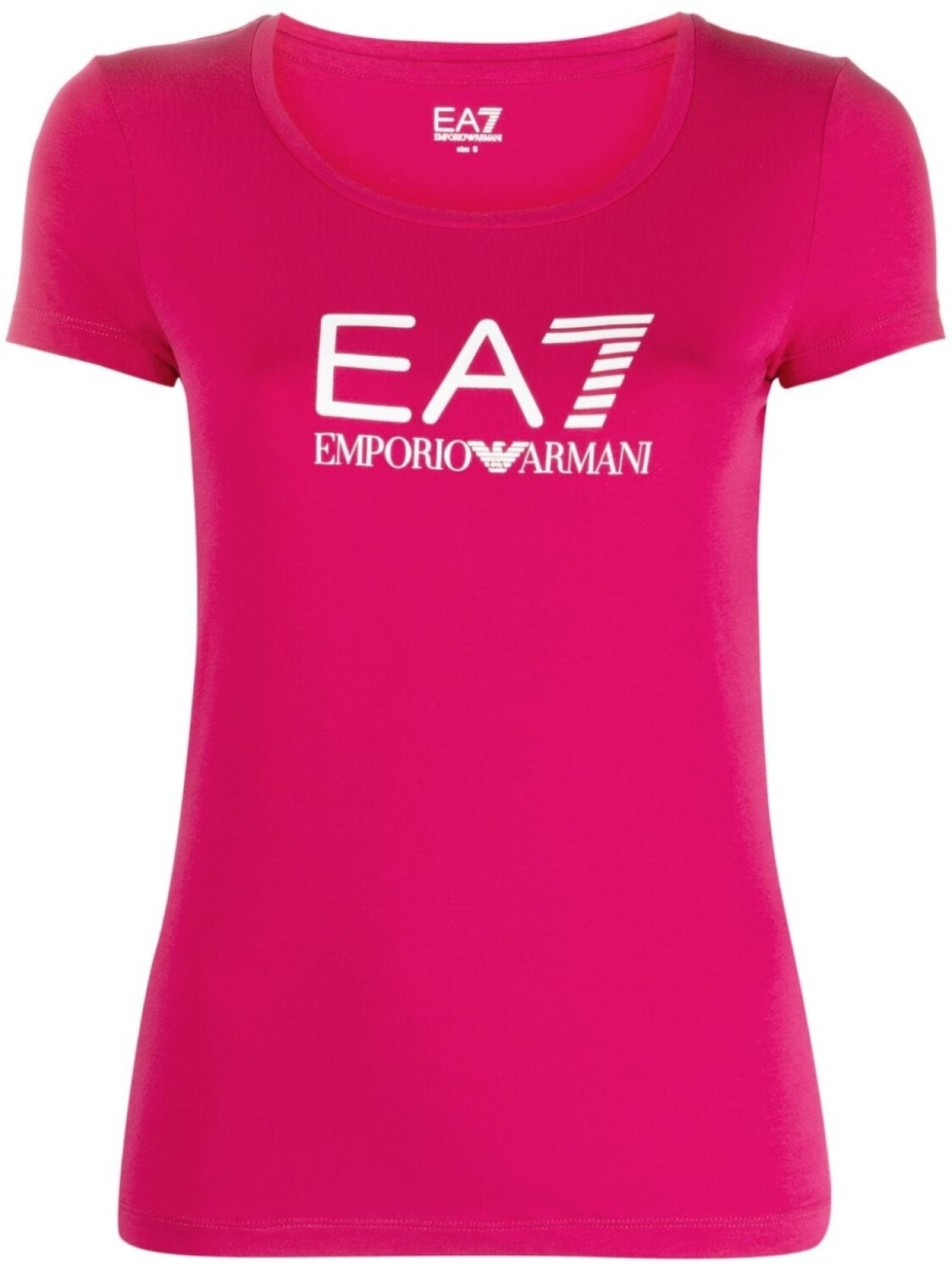 

Ea7 Emporio Armani футболка с логотипом, розовый