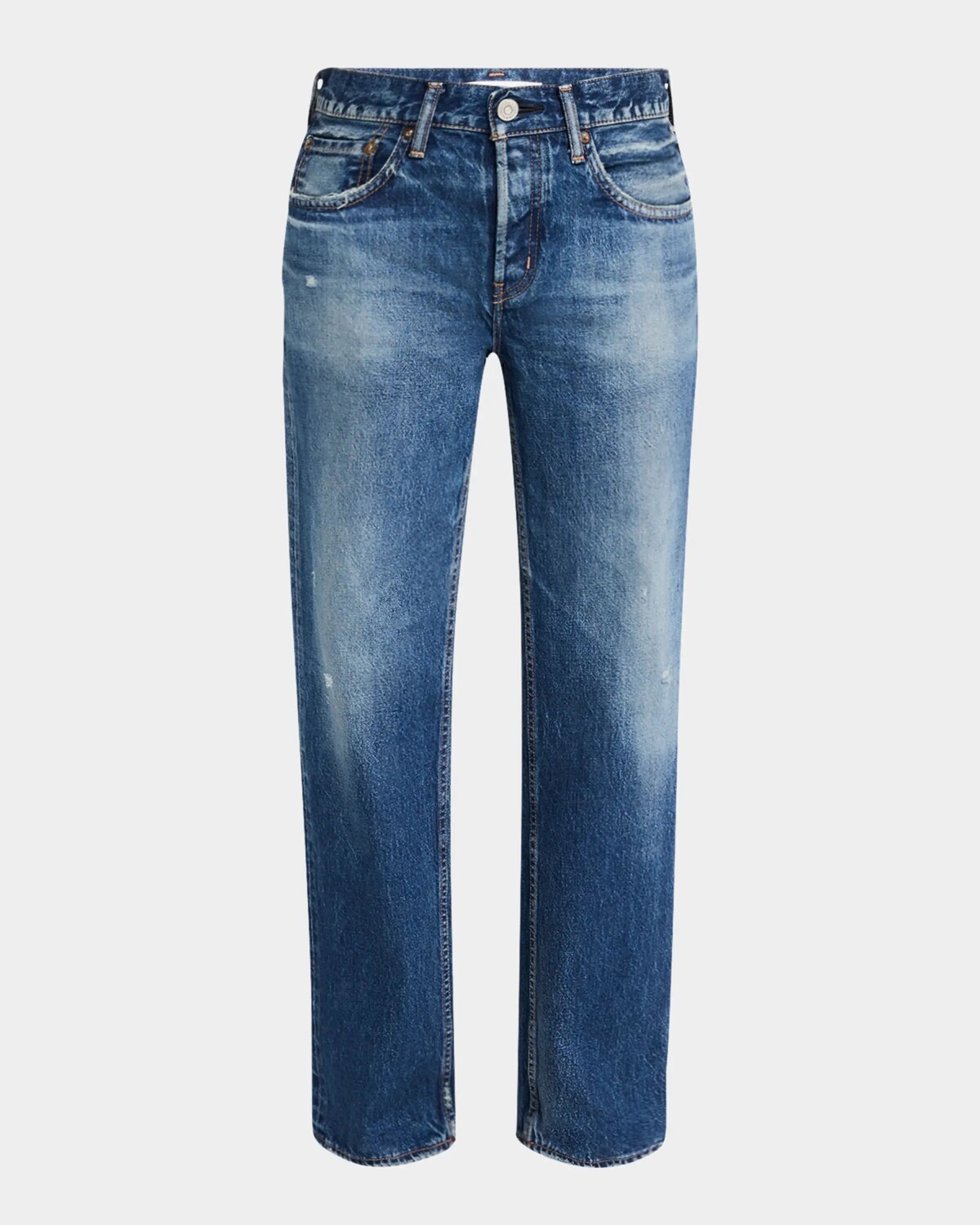 

Прямые джинсы Ridgefield с низкой посадкой Moussy Vintage, синий