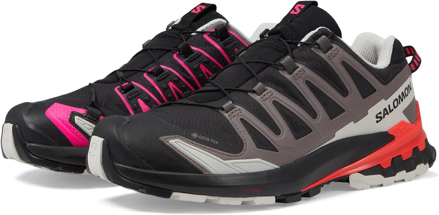 

Кроссовки XA Pro 3D V9 GORE-TEX Salomon, цвет Black/Pink Glo/Fiery Coral