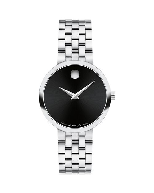 Классические музейные часы, 30 мм Movado, цвет Black классические музейные часы 33 мм movado цвет black