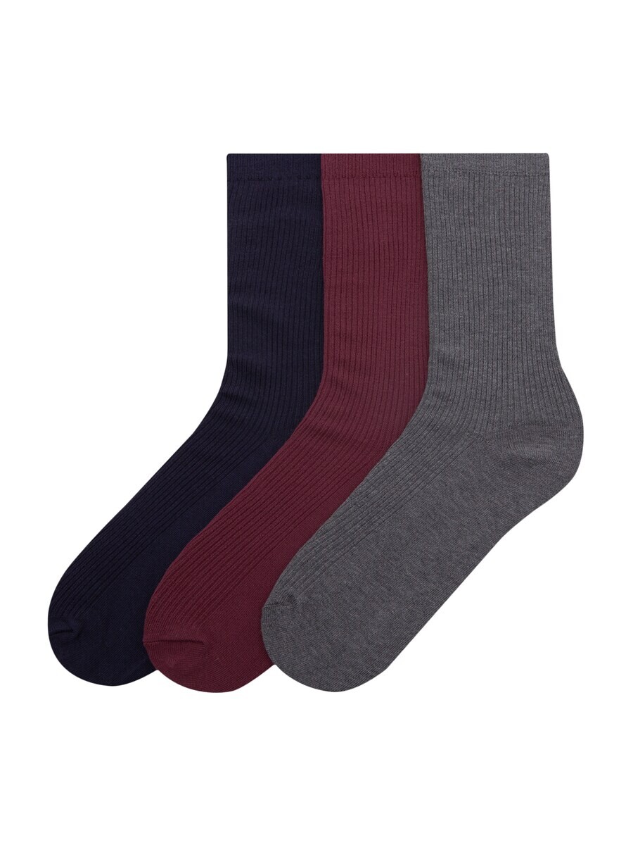 

Носки Pull&Bear Socks, цвет marine blue/Dark grey/Burgundy