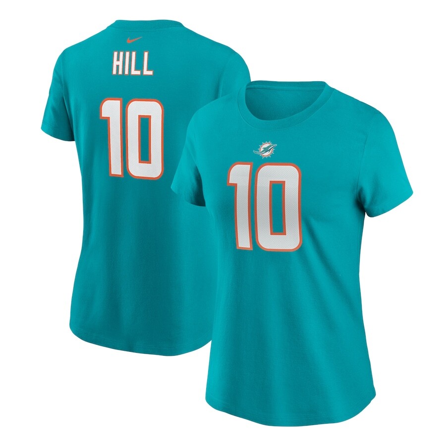 

Футболка с именем и номером Nike Miami Dolphins, аква
