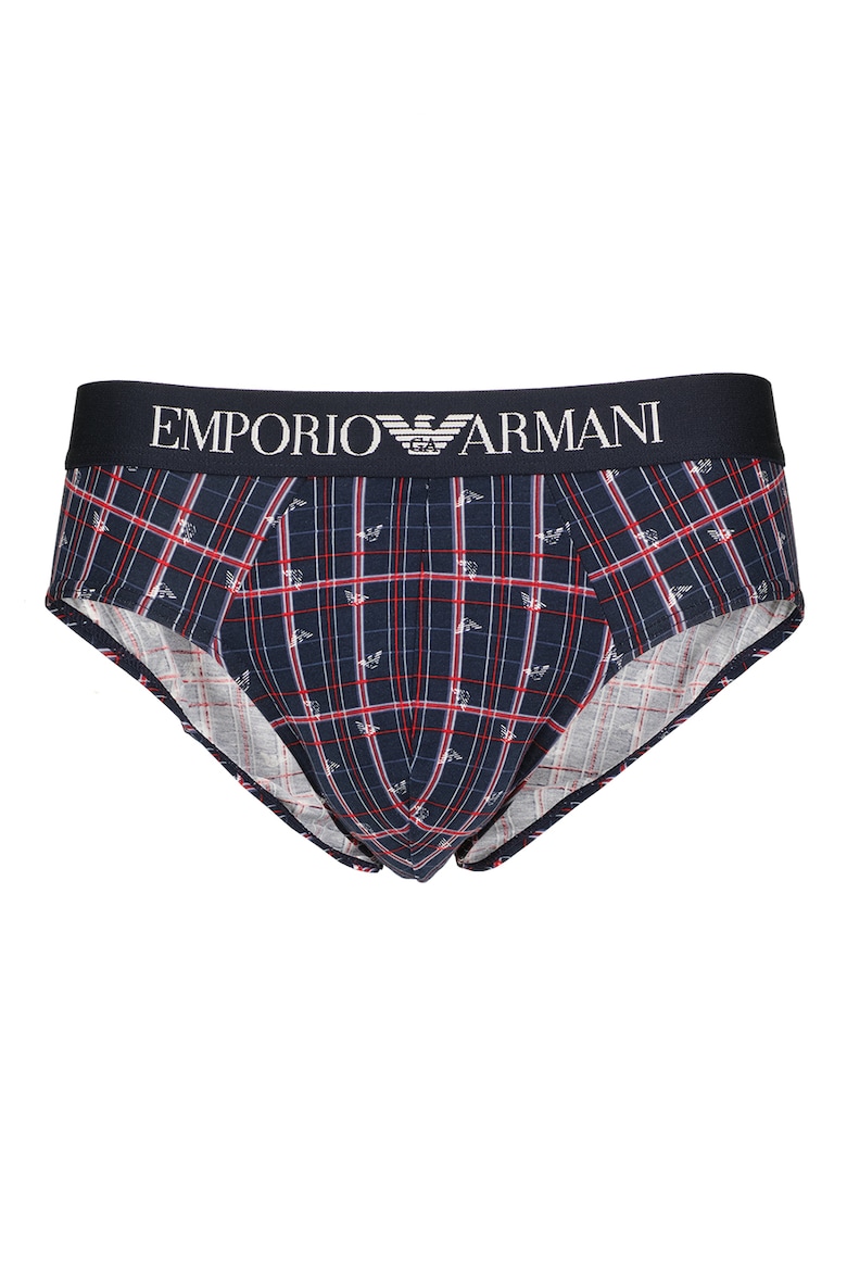 Боксеры с логотипом на талии Emporio Armani Underwear, фиолетовый боксеры с логотипом на талии emporio armani underwear синий