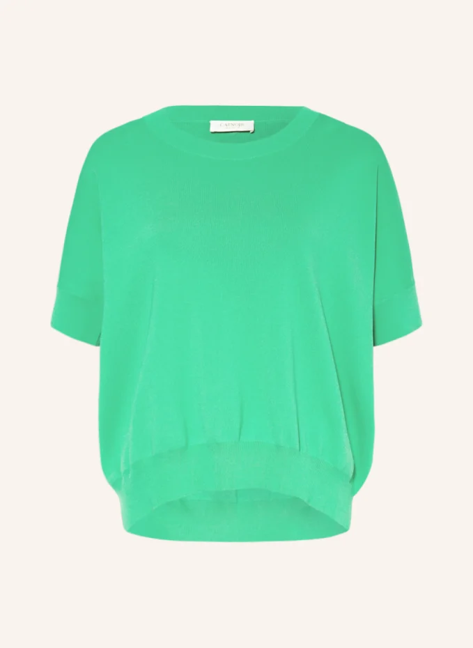 Трикотажная рубашка Catnoir, зеленый джемпер catnoir размер 36 зеленый