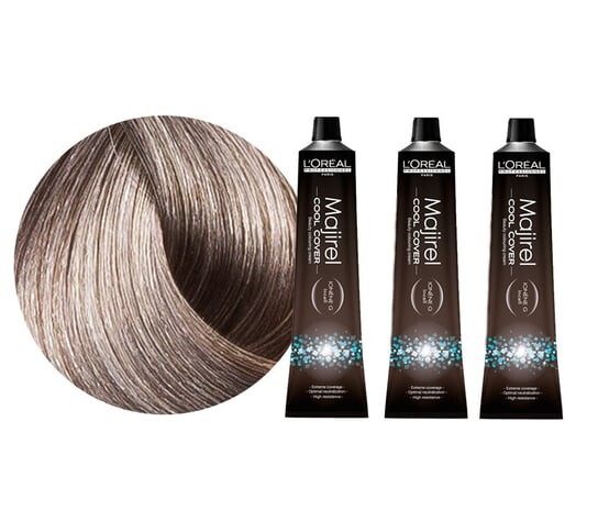 

Краска для волос, 8.1, 3х50мл L'Oreal Majirel Cool Cover, L'Oréal Professionnel