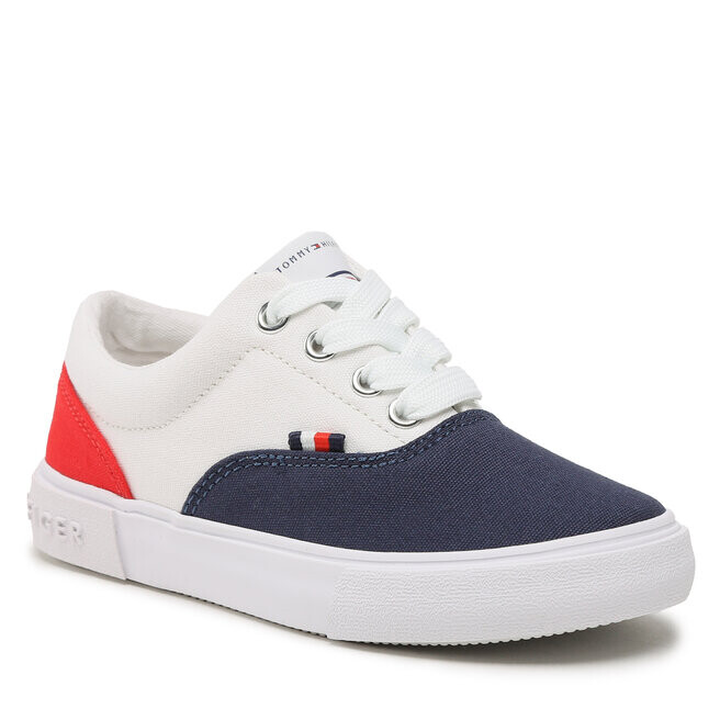

Кроссовки Tommy Hilfiger LowCut Lace-Up, белый цвет