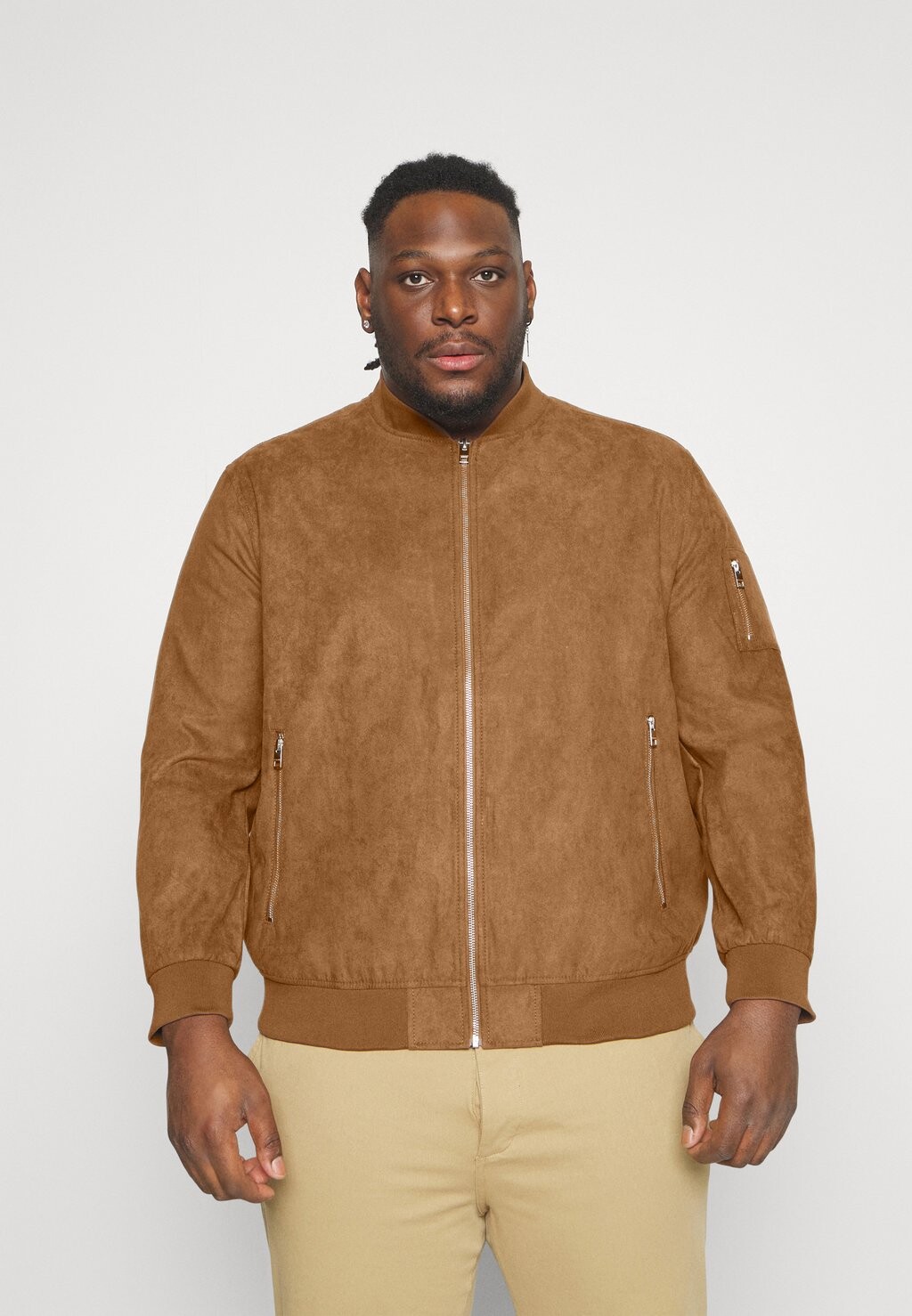 

Куртка из экокожи Jack & Jones, коричневый