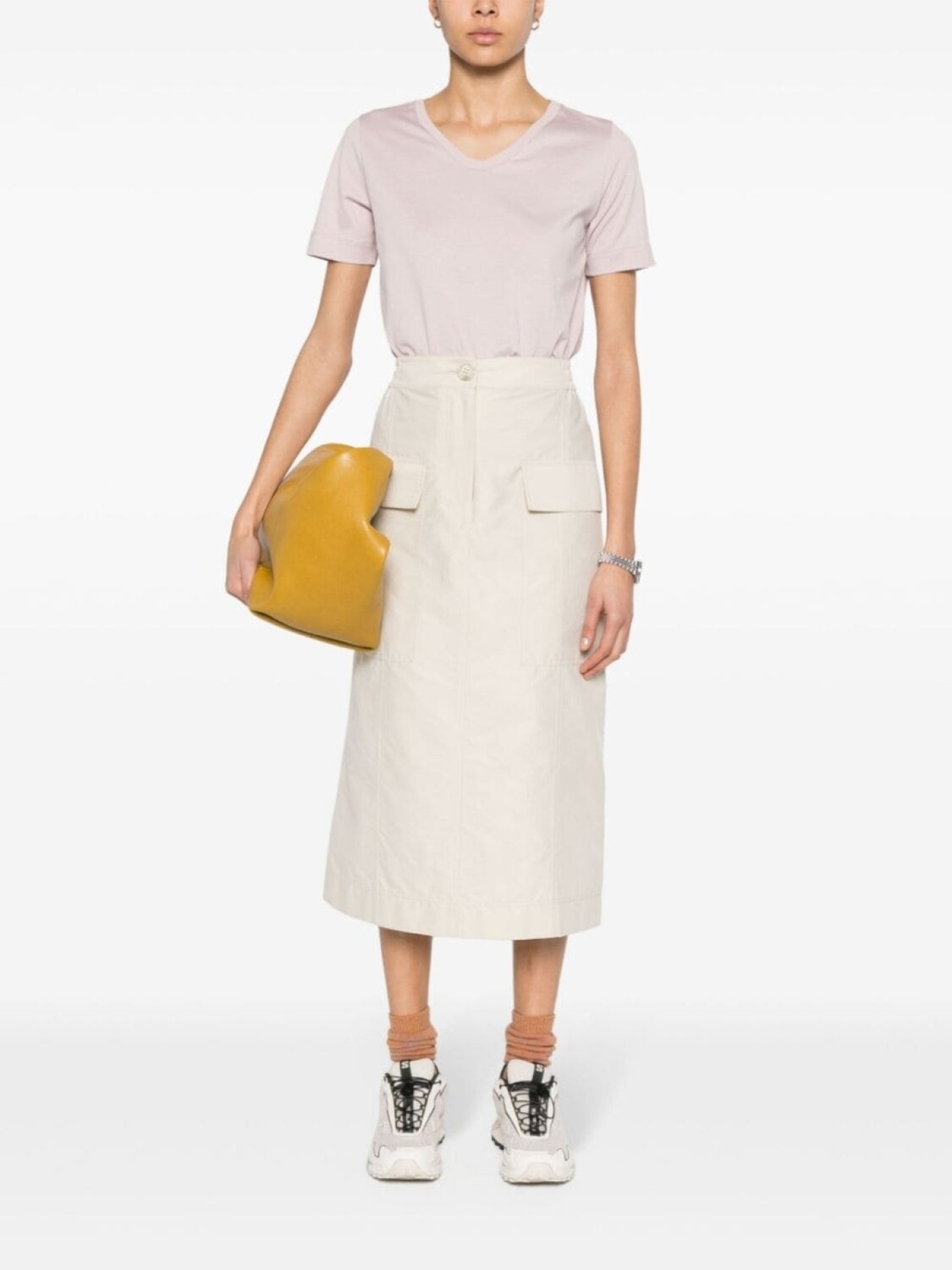 

'S Max Mara футболка с вышитым логотипом, розовый
