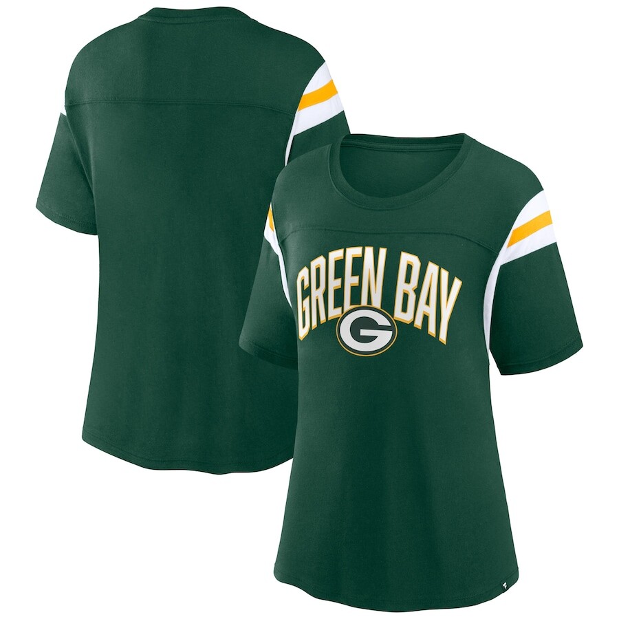 

Футболка с коротким рукавом Fanatics Branded Green Bay Packers, зеленый