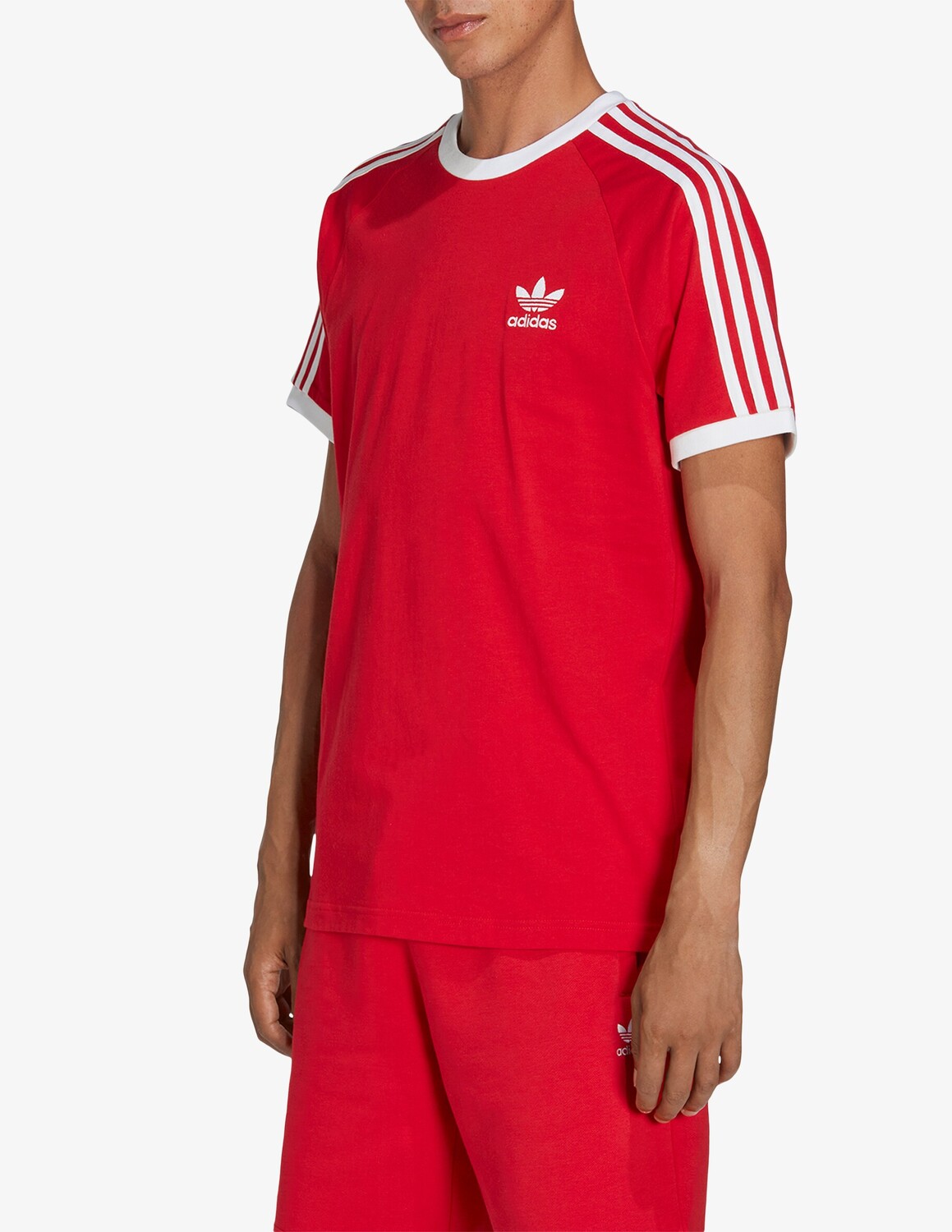 

Футболка с 3 полосками Adidas Originals, красный