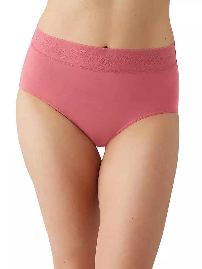

Кружевные трусы Comfort Touch с цветочным принтом Wacoal, цвет baroque rose