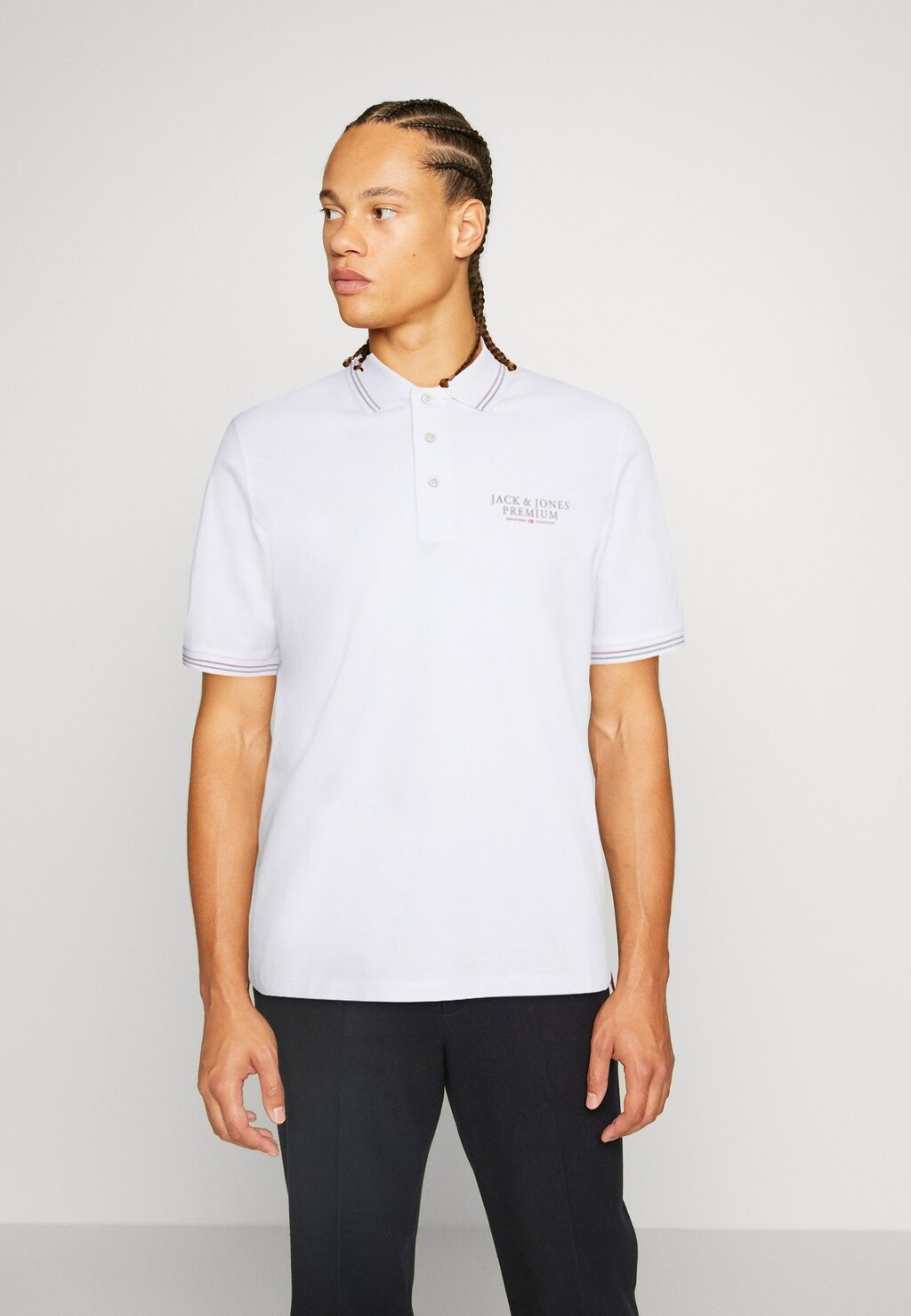 

Поло JPRBLUARCHIE Jack & Jones PREMIUM, белый