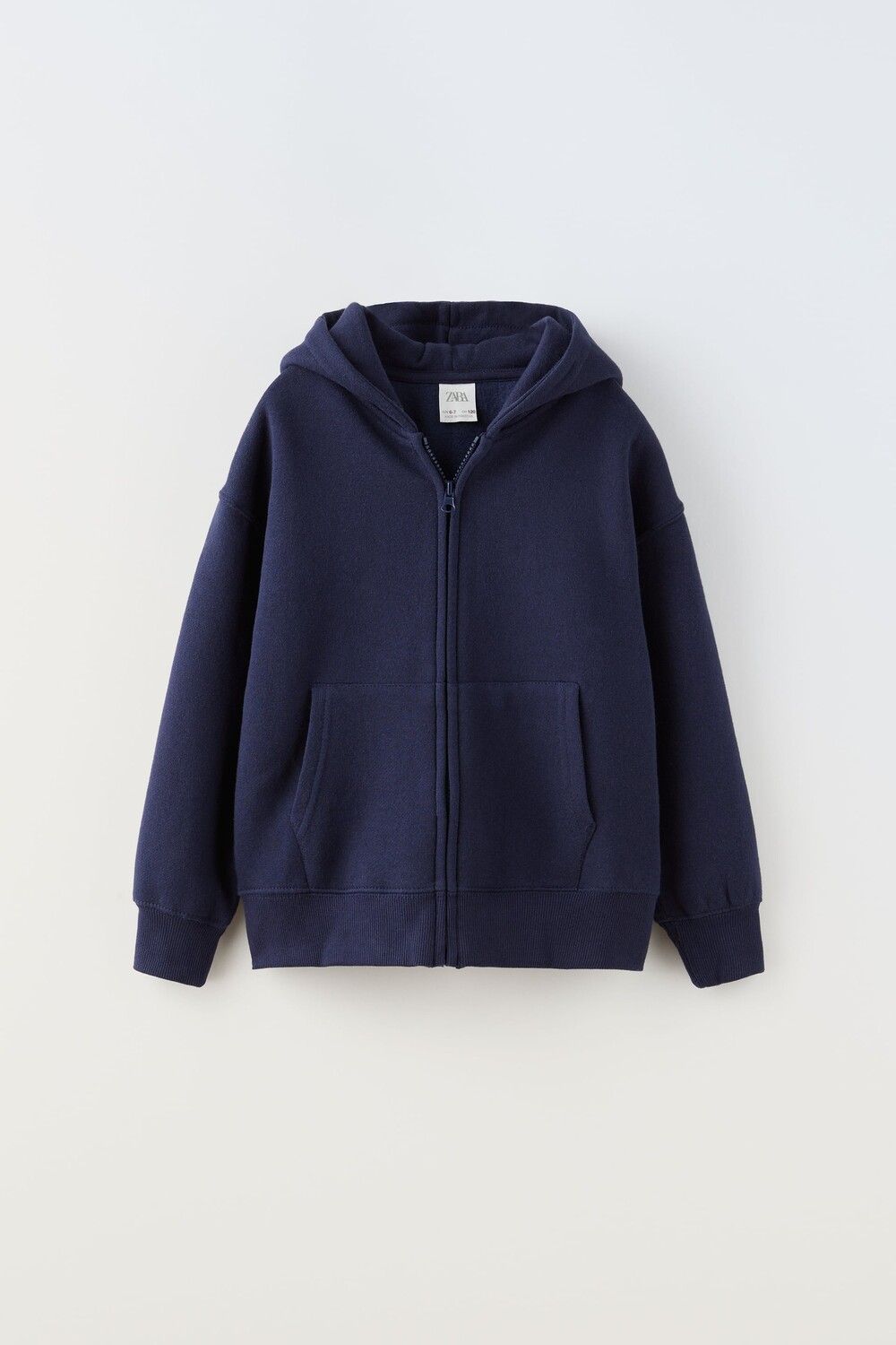 

Одноцветная куртка для колледжа Zara, темно-синий
